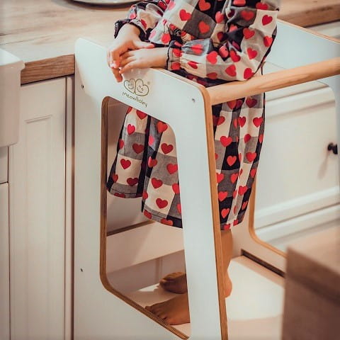 Kitchen Helper Pomocnik Kuchenny dla Dziecka Scandi biały 2