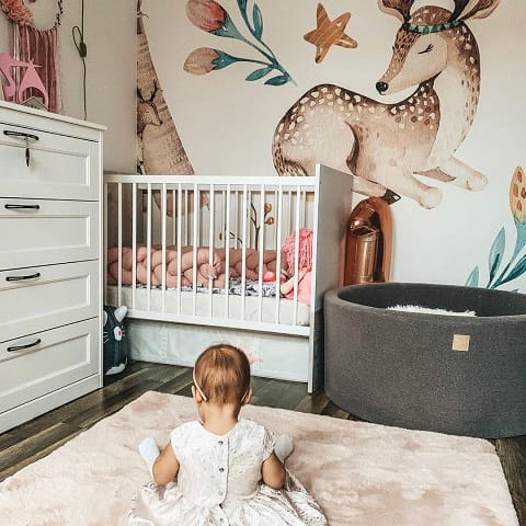 Suchy basen z piłeczkami (200 szt) ciemnoszary MeowBaby 1