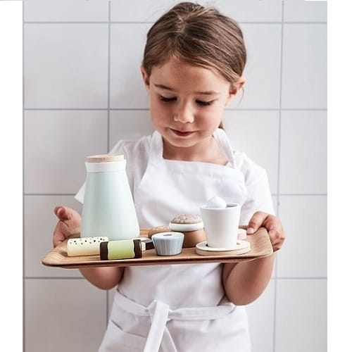 Drewniany zestaw do kawy Kids Concept 1