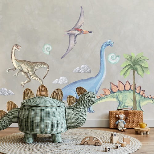 Naklejka na ścianę dinozaury II