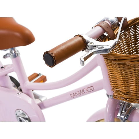 Banwood Rowerek Classic Pink z koszyczkiem dla dziewczynki, 16 cali  3