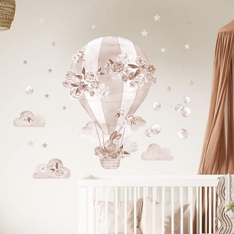 Naklejka na ścianę balon boho 4