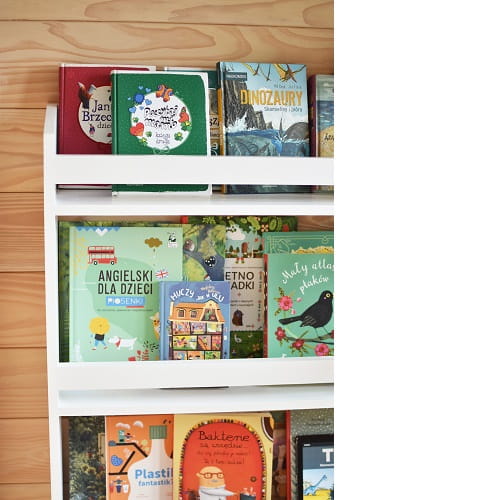 Półka na książki biblioteczka szeroka Bambooko 3