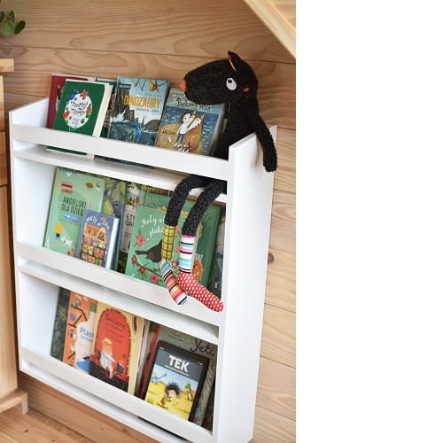 Półka na książki biblioteczka szeroka Bambooko 4