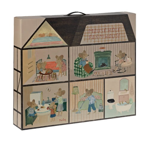 Maileg Domek dla myszek Mouse hole Farmhouse 5