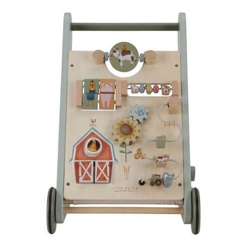 Drewniany chodzik edukacyjny Little Farm na roczek Little Dutch DOSTAWA GRATIS 3