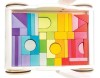 Pchacz z klockami Rainbow Cloud Le Toy Van 7
