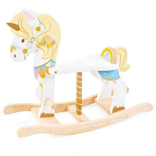 Konik na biegunach z jednorożcem Le Toy Van 1