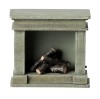 Maileg kominek dla myszek Miniature fireplace  3