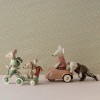 Maileg rowerek trójkołowy zielony - Abri a tricycle, Mouse - green  2