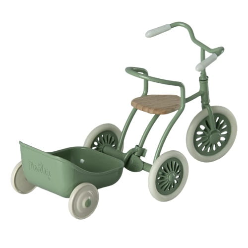 Maileg przyczepka do rowerka dla myszek Green 2