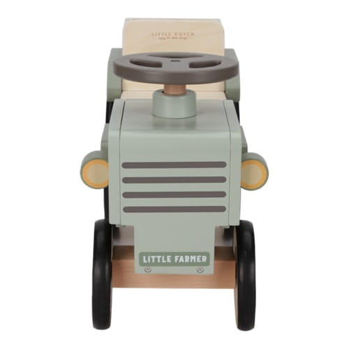 Jeździk Traktor Farm drewniany dla dzieci Little Dutch 7