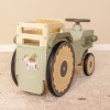 Jeździk Traktor Farm drewniany dla dzieci Little Dutch 3