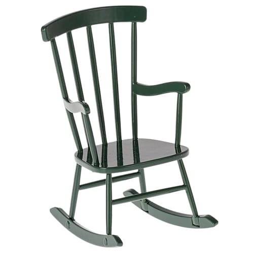 Maileg fotel bujany zielony, Rocking chair Dark green