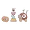 Drewniany zestaw prezentowy Fairy Garden różowy dla dziewczynki Little Dutch