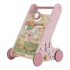 Drewniany chodzik pchacz różowy Fairy Garden roczek dziewczynki Little Dutch 7