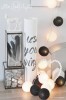 Cotton Balls - BLACK & WHITE
