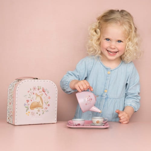 Zestaw do herbaty w walizeczce Fairy Garden Little Dutch 3