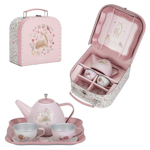 Zestaw do herbaty w walizeczce Fairy Garden Little Dutch 2