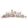 Zestaw klocków Róż drewniane klocki Fairy Garden Little Dutch 1