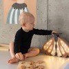 Drewniana Lampka Ćma dla dzieci brązowa