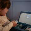 Latarka projektor z bajkami Błękit Little Dutch 1