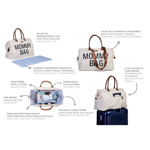 Torba Mommy Bag Kremowa 11
