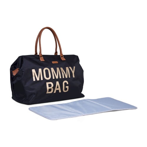 Torba Mommy Bag Czarno-Złota 5