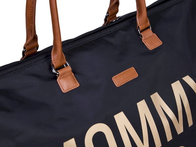 Torba Mommy Bag Czarno-Złota 6