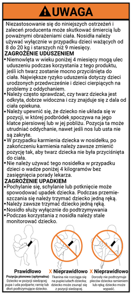 Nosidło wspomagające Vintage Rose 7
