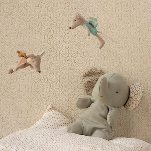 Maileg Myszka wróżka aniołek 11 cm miętowa fairy mouse  1