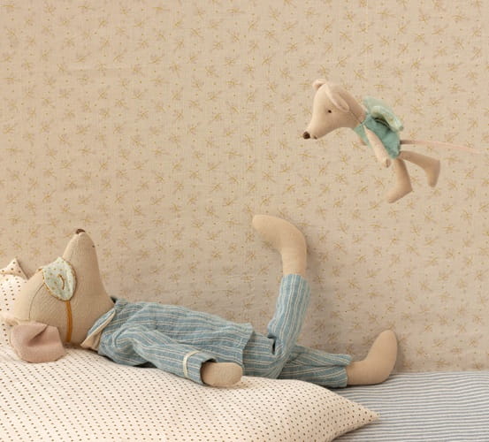 Maileg Myszka wróżka aniołek 11 cm miętowa fairy mouse  3