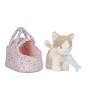 Kot Marley przytulanka w torbie Little Dutch 13