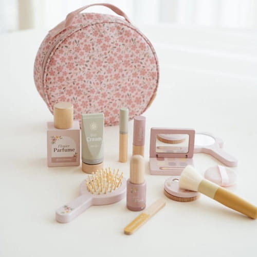Kosmetyczka z akcesoriami Beauty Case różowa Little Dutch 1