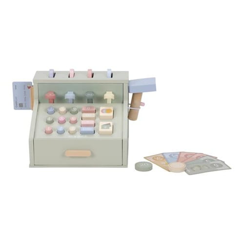 Drewniana Kasa fiskalna Little Dutch 5