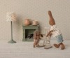 Maileg fotel bujany ciemny piaskowy, Rocking chair Dark powder 1