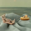 Maileg tata myszka plażowa z materacem 1