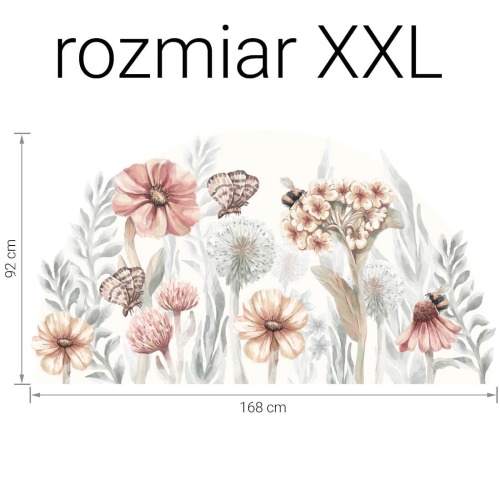 Naklejka na ścianę kwiaty polne 7