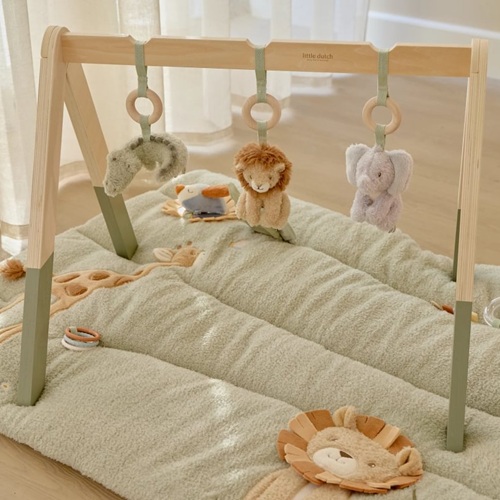 Baby gym stojak pałąk interaktywny Safari Little Dutch  1