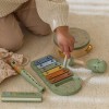 Zestaw drewnianych instrumentów zielony Safari Little Dutch 4