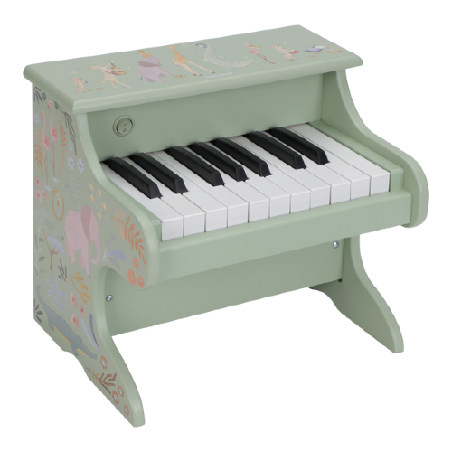 Drewniane pianino zielone Safari Friends FSC Little Dutch