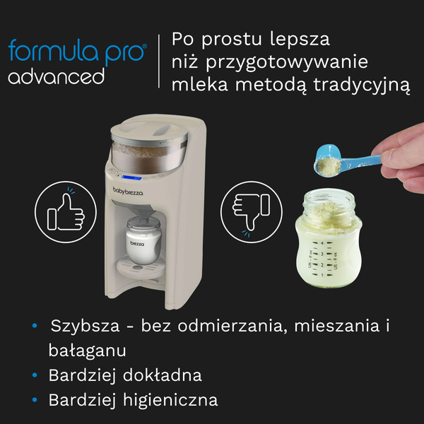 Baby Brezza ekspres do mleka Formula Pro Advanced Beige 7