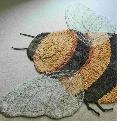 Dywan bawełniany Bee do prania w pralce 115 x 150 cm Lorena Canals 1