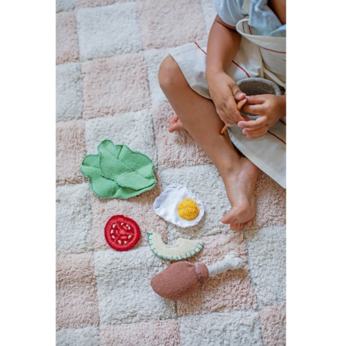 Dywan bawełniany Kitchen Tiles Rose 120x160 cm Lorena Canals  3