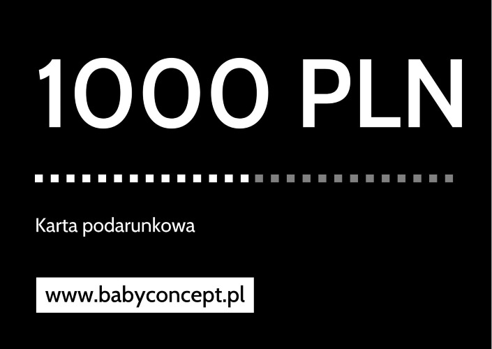 Cyfrowa karta podarunkowa voucher 1000 zł