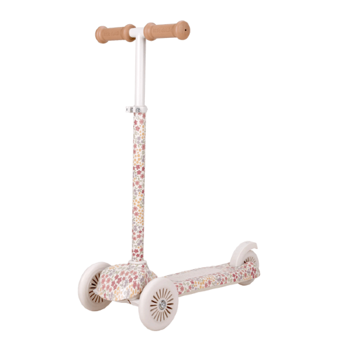 Hulajnoga trójkołowa Sunny Flower w kwiaty Little Dutch