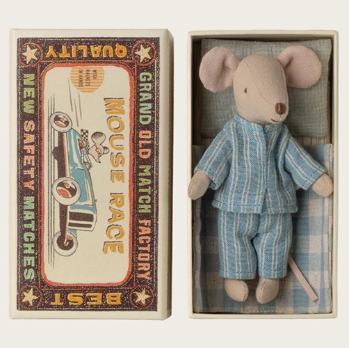 Maileg Myszka Starszy Brat w pudełku- Big brother mouse in box 2026 1