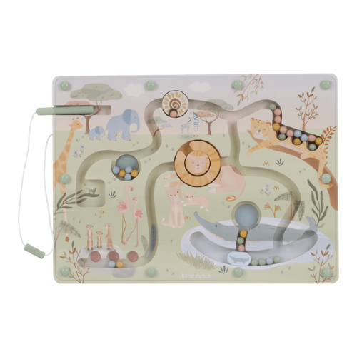 Labirynt magnetyczny Safari Friends Little Dutch 4