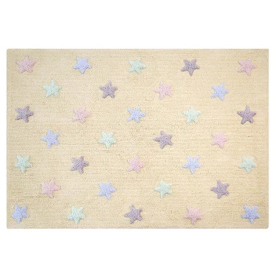 Lorena Canals Dywan do Prania w Pralce Tricolor Star Vanilla 1