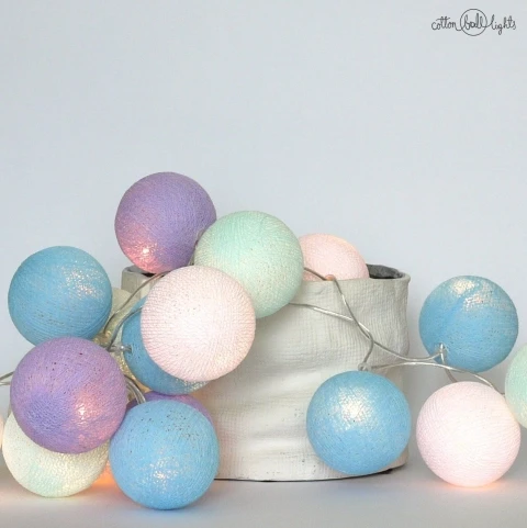 Cotton Balls - BABY LAVENDER 2